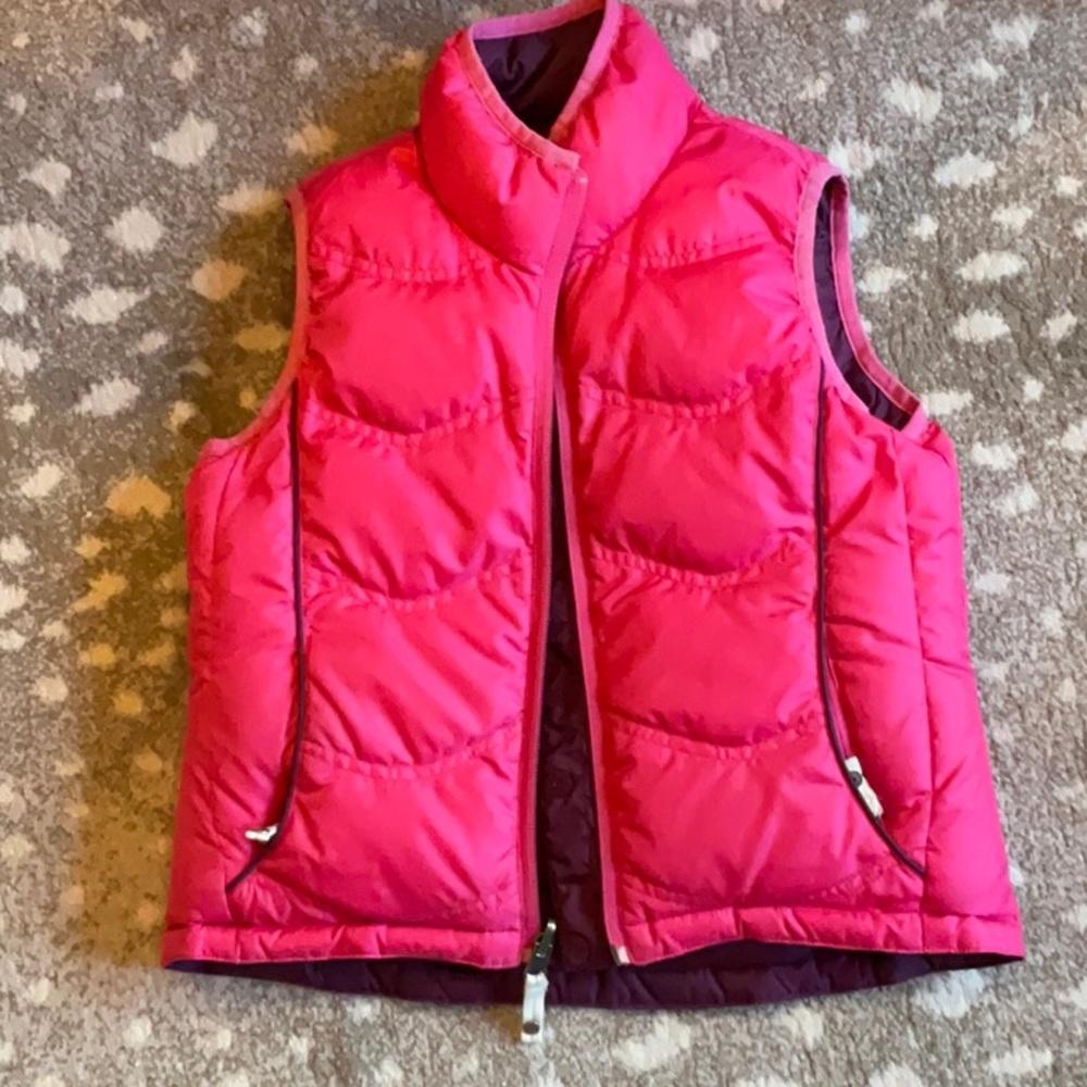 Kids reversible puffer vest